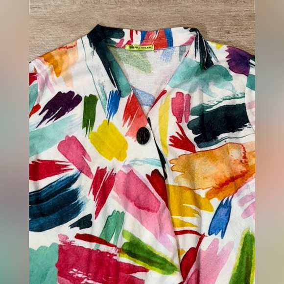 NWT Trisha Tyler 1 Button Cardigan Sweater Size PL - Picture 2 of 8